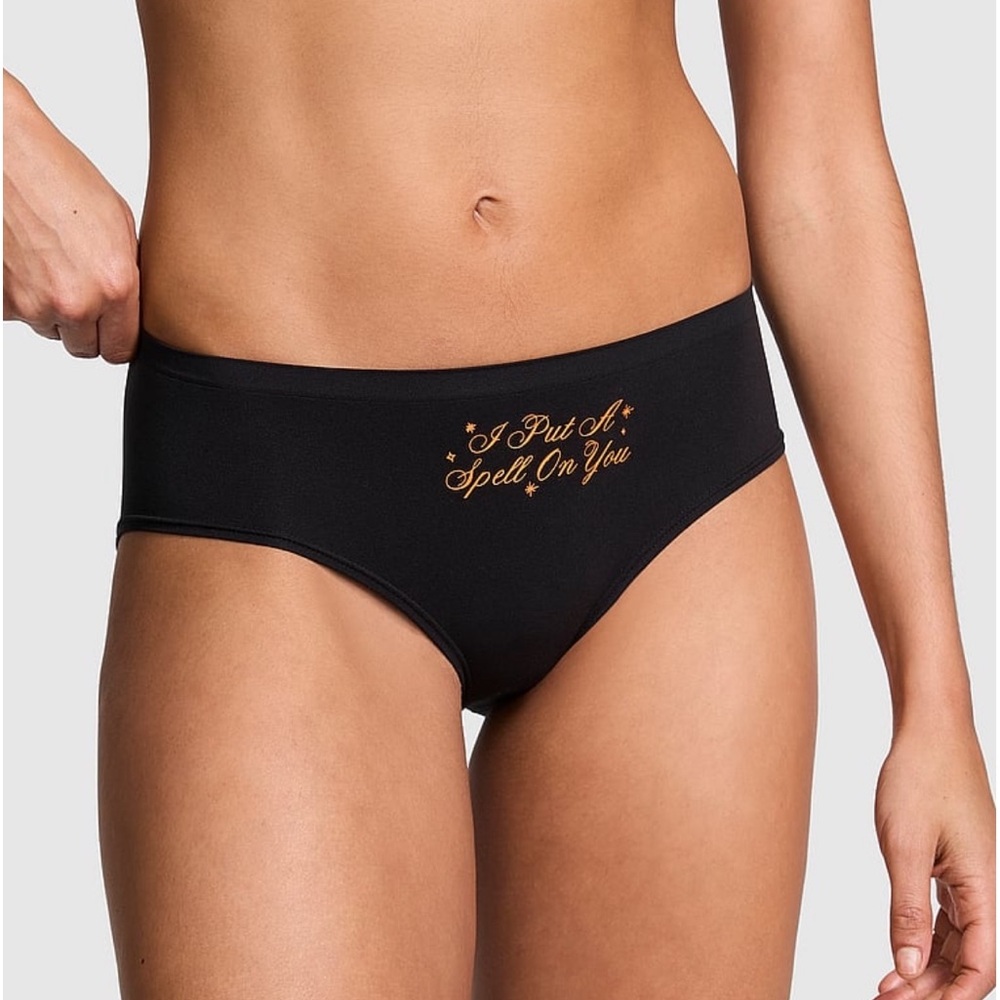 NWT PINK Victoria’s Secret Seamless Hiphugger Panty.